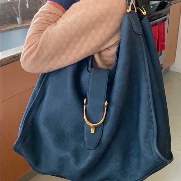 Gucci Handbags - Gucci Soft Leather Stirrup Handle Bag